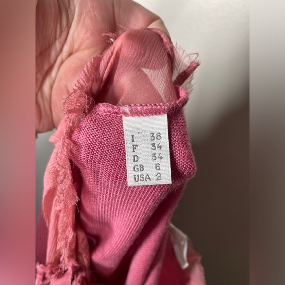 Philosophy Di Alberta Ferretti Made in Italy Front Bow Blouse - Picture 6 of 6